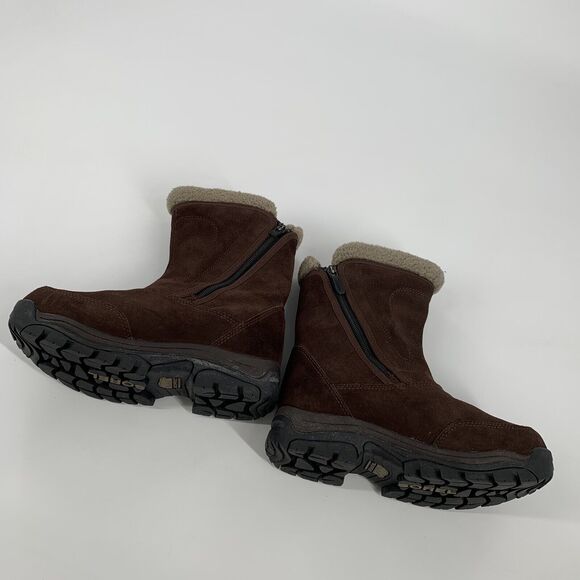 Sorel Water Fall 1964 Pac Suede Snow Boots Size 6.5 Womens Dark Brown Leather - Picture 5 of 8